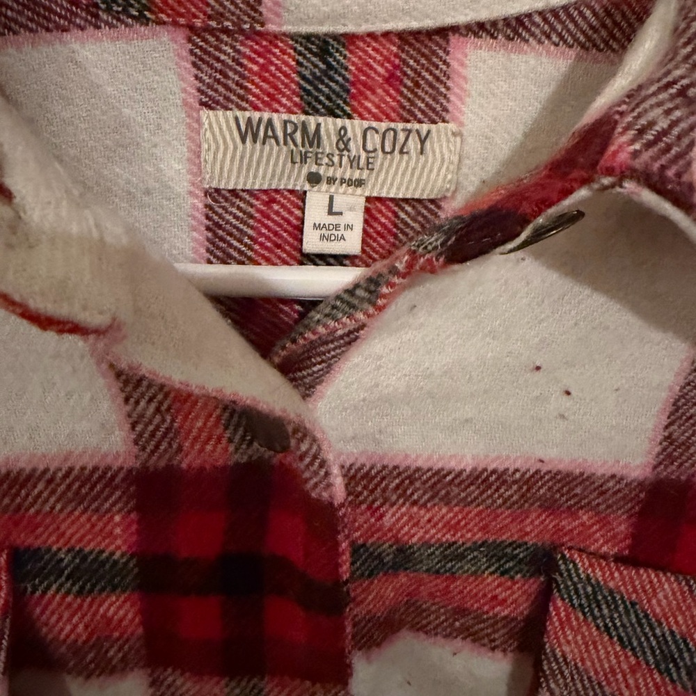 Cropped Flannel Jacket - Picture 2 of 2